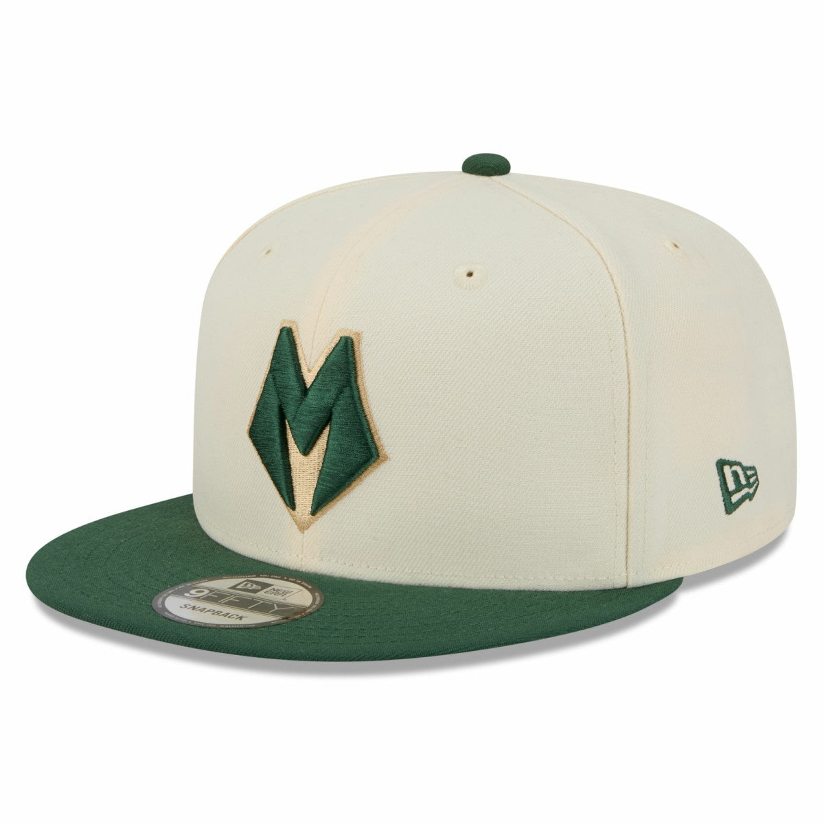 Milwaukee Bucks Youth 2025/26 City Edition 9FIFTY Snapback Hat Tan