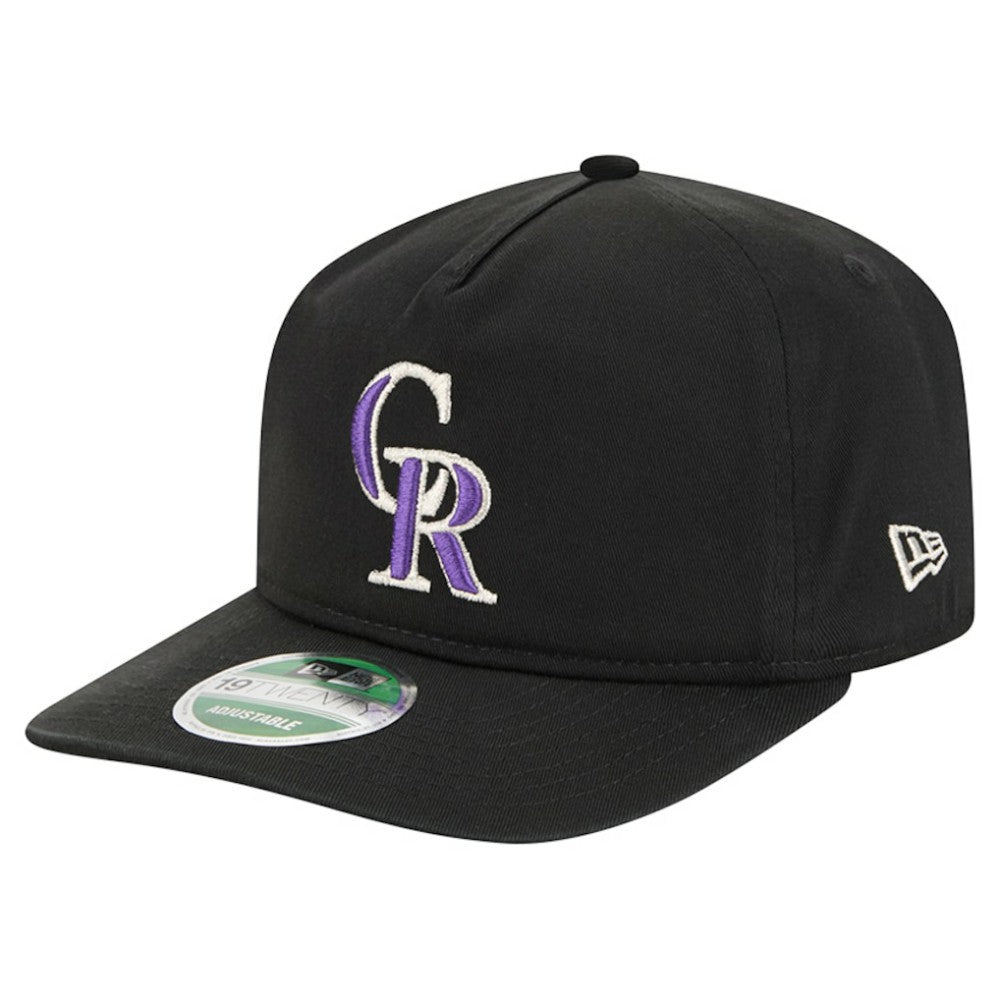 Colorado Rockies New Era Team 19TWENTY Adjustable Hat - Black Hats