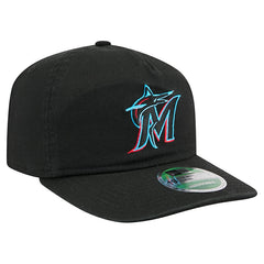 Miami Marlins New Era Team 19TWENTY Adjustable Hat - Black Hats