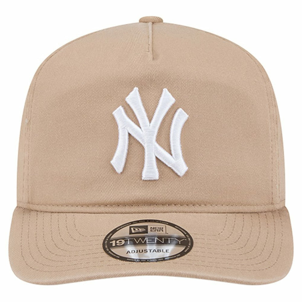 New York Yankees New Era Cam 19TWENTY Adjustable Hat - Light Beige Hats