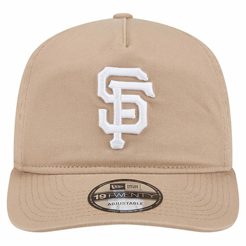 San Francisco Giants New Era Cam 19TWENTY Adjustable Hat - Light Beige Hats