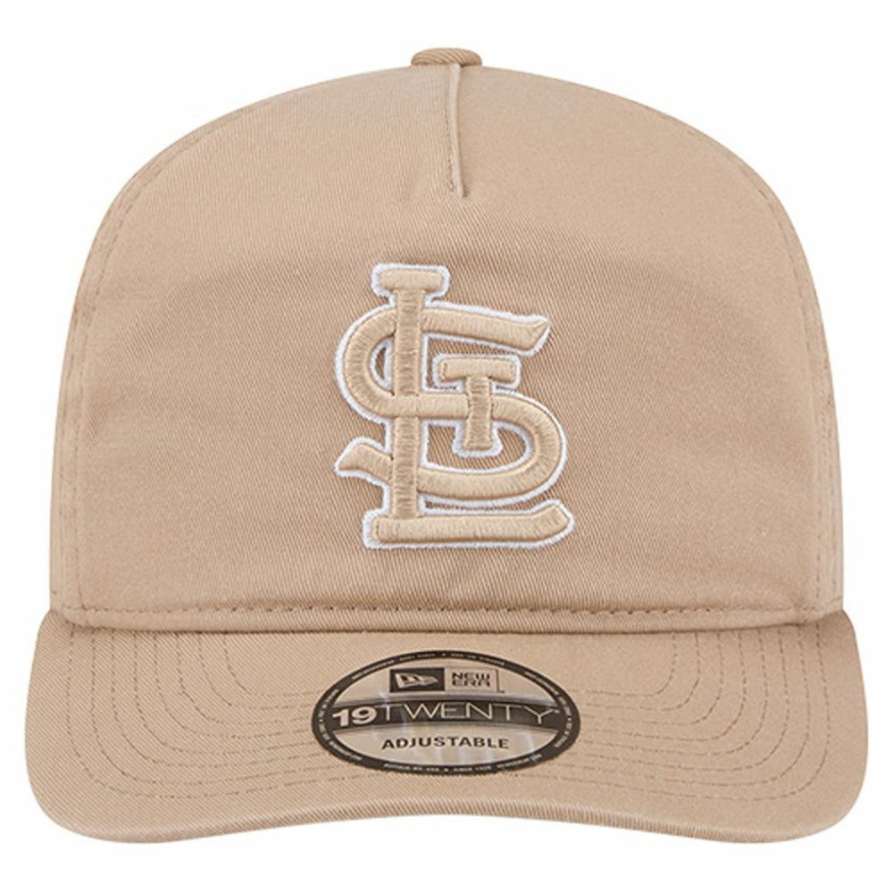 St. Louis Cardinals New Era Cam 19TWENTY Adjustable Hat - Light Beige Hats