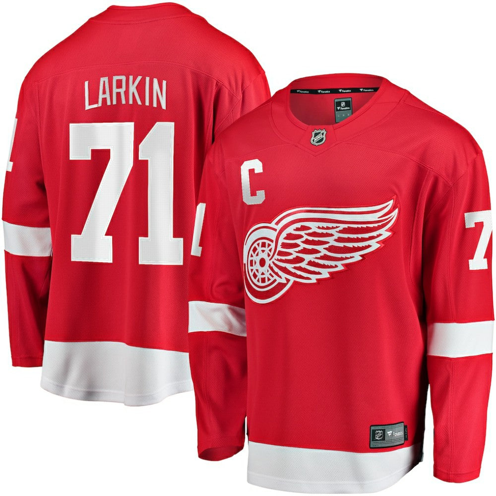NHL Dylan Larkin Detroit Red Wings Fanatics 2023/24 Captain Breakaway Player Jersey - Red
