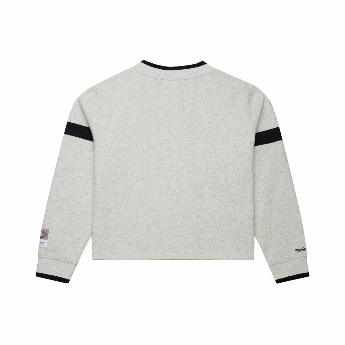 Tampa Bay Buccaneers Women's Cropped V-Neck Sweatshirt Gray