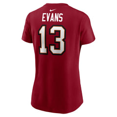 Mike Evans Tampa Bay Buccaneers Women's Player Name & Number T-Shirt Red