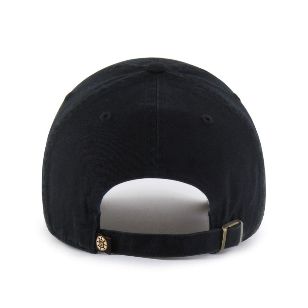 NHL Boston Bruins '47 Alternate Logo Clean Up Adjustable Hat - Black