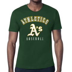 Athletics Starter Team Logo T-Shirt - Green T-shirts