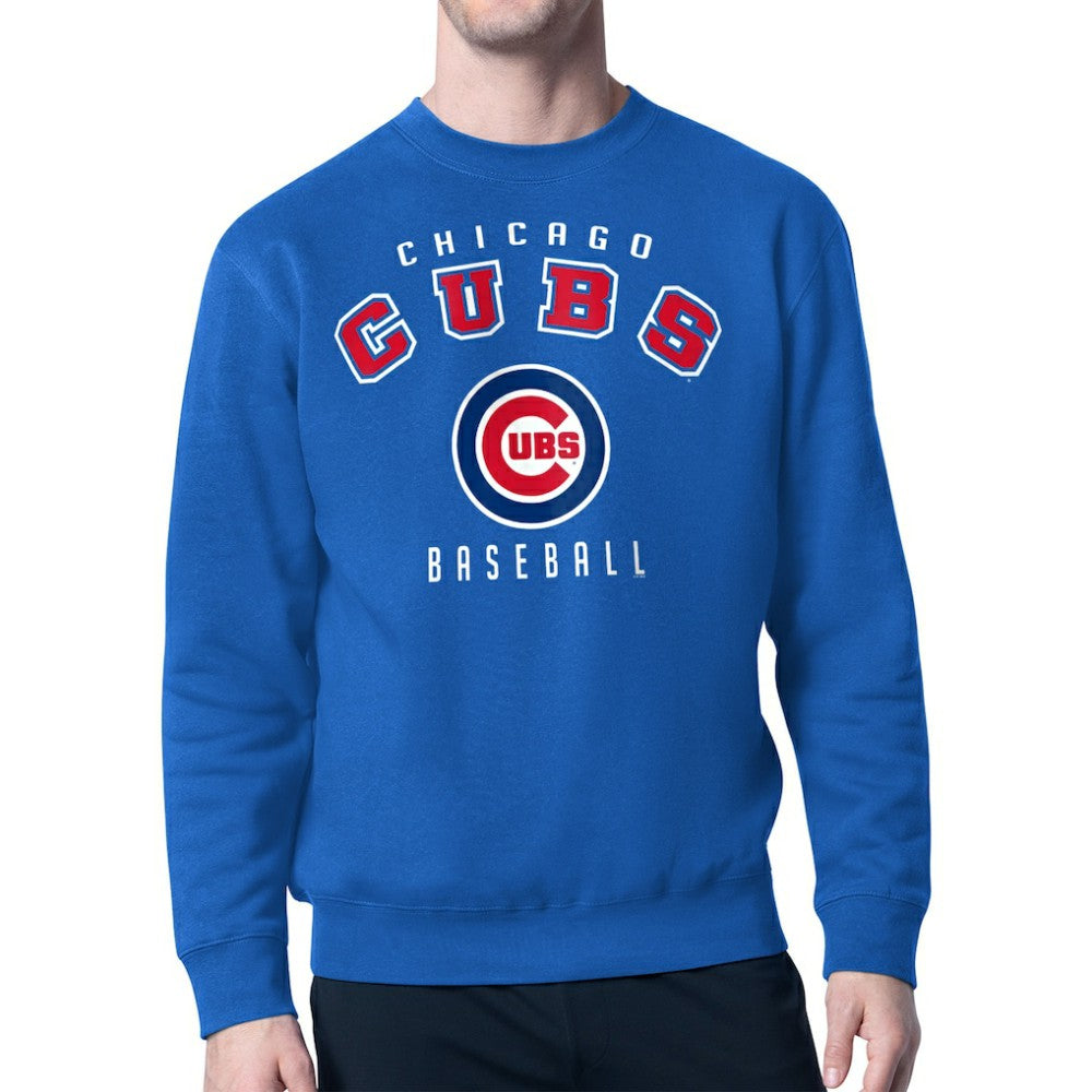 Chicago Cubs Starter Team Logo Fleece Pullover Sweatshirt - Royal Pullover