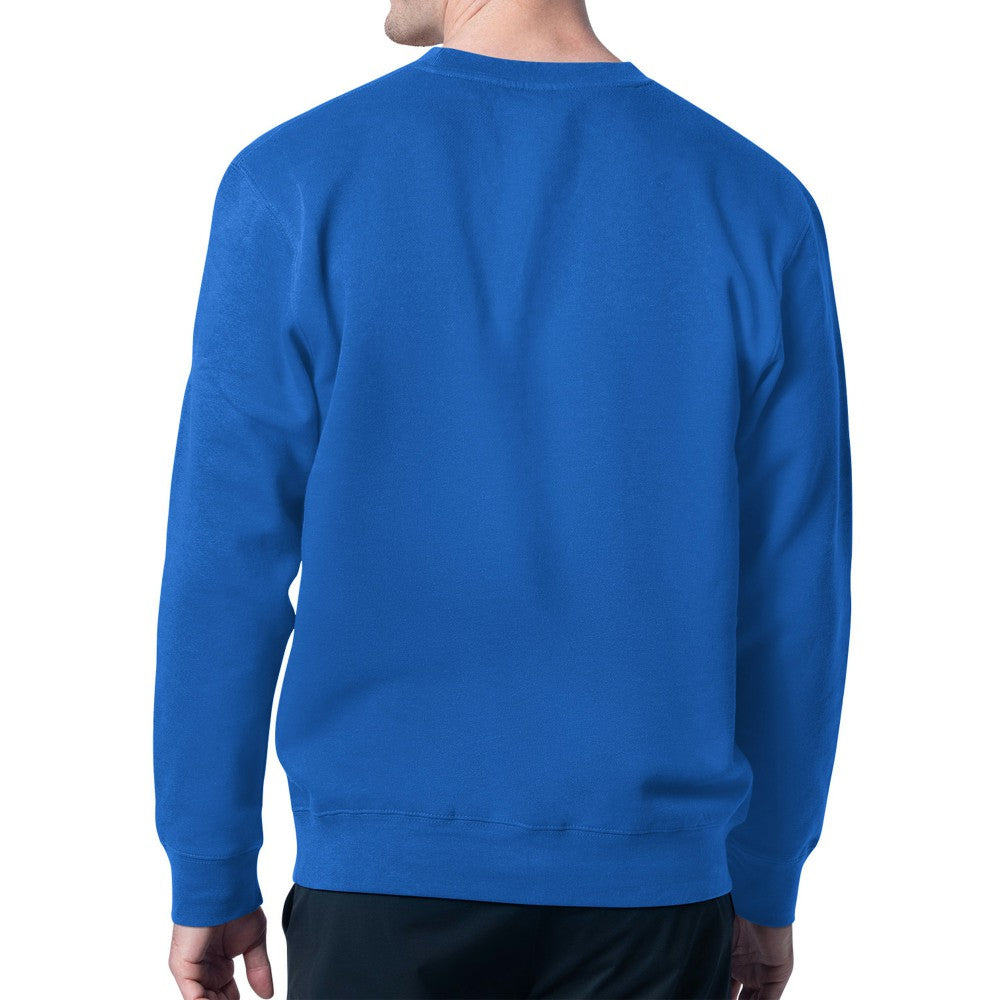 New York Mets Starter Team Logo Fleece Pullover Sweatshirt - Royal Pullover