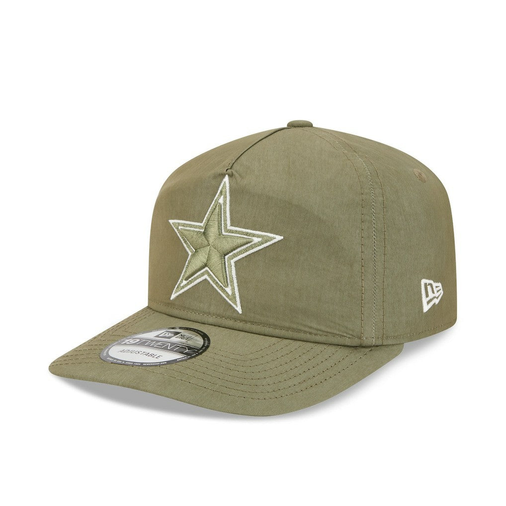 Dallas Cowboys New Era Male Adult Nylon 19TWENTY Adjustable Hat Olive