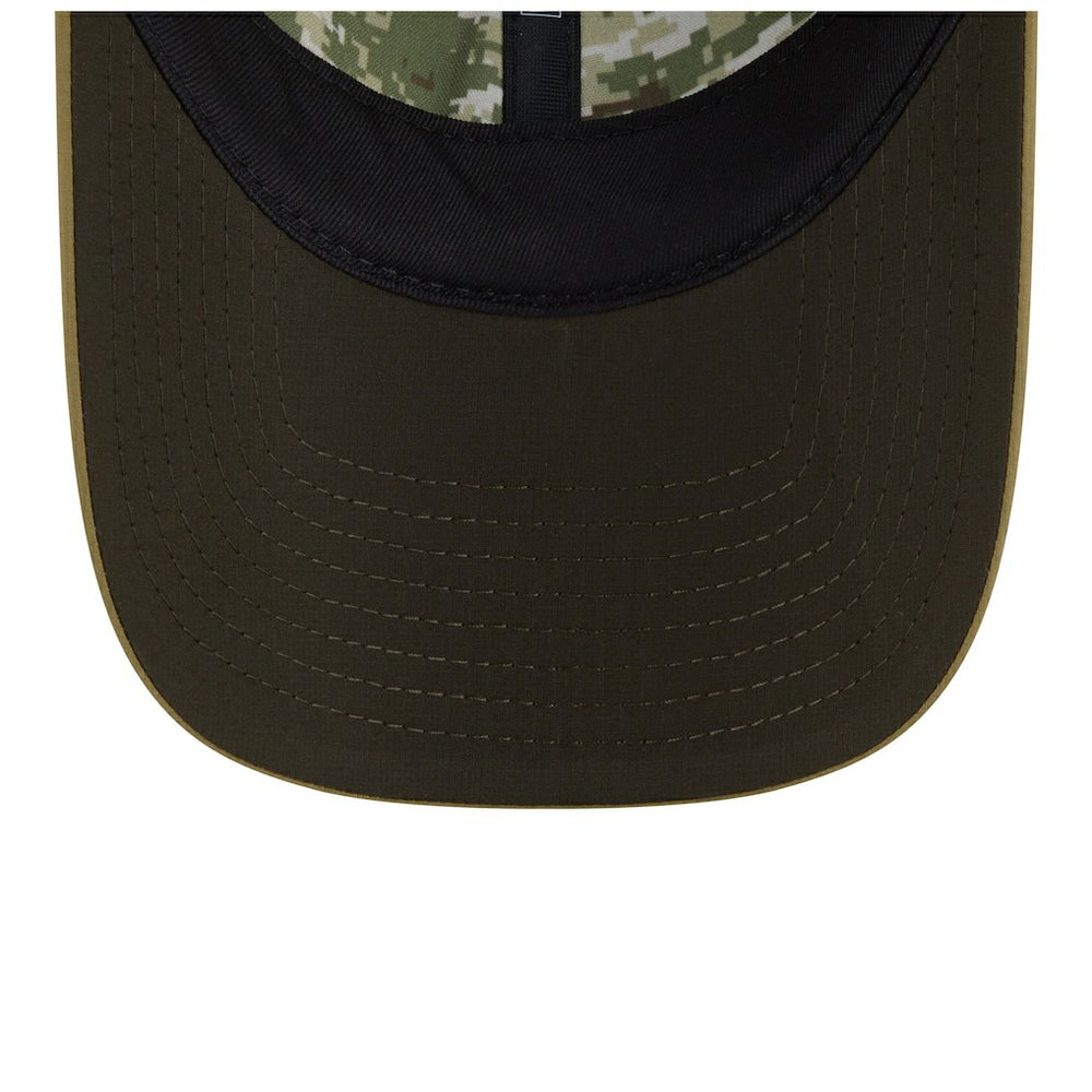 Dallas Cowboys New Era Women's 2025 Salute to Service Pony Tail Adjustable Hat Green