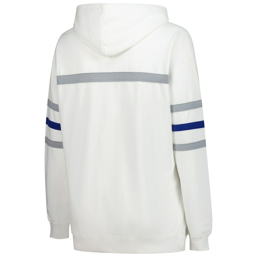 Seattle Seahawks Women's Plus Size Head Coach Throwback Pullover Hoodie White