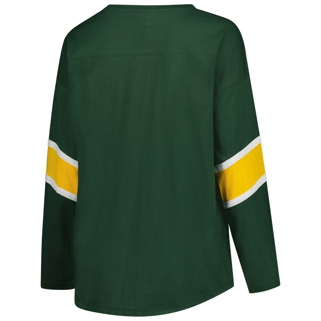 Green Bay Packers Women's Plus Size Redzone 3/4-Sleeve Scoop Neck T-Shirt Green