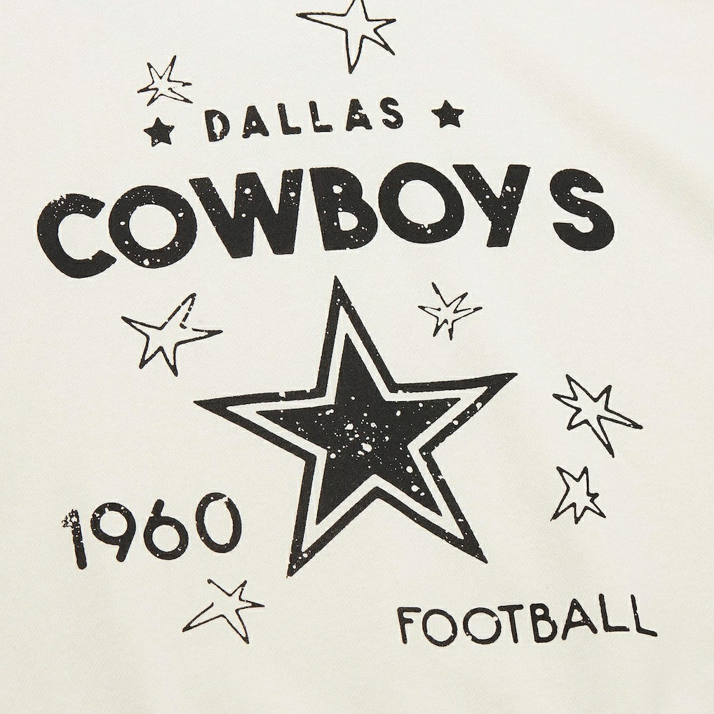 Dallas Cowboys Women's Plus Size Shooting Star Sweatshirt Cream