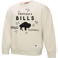 Buffalo Bills Women's Plus Size Shooting Star Sweatshirt Cream