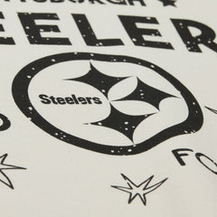 Pittsburgh Steelers Women's Plus Size Shooting Star Sweatshirt Cream
