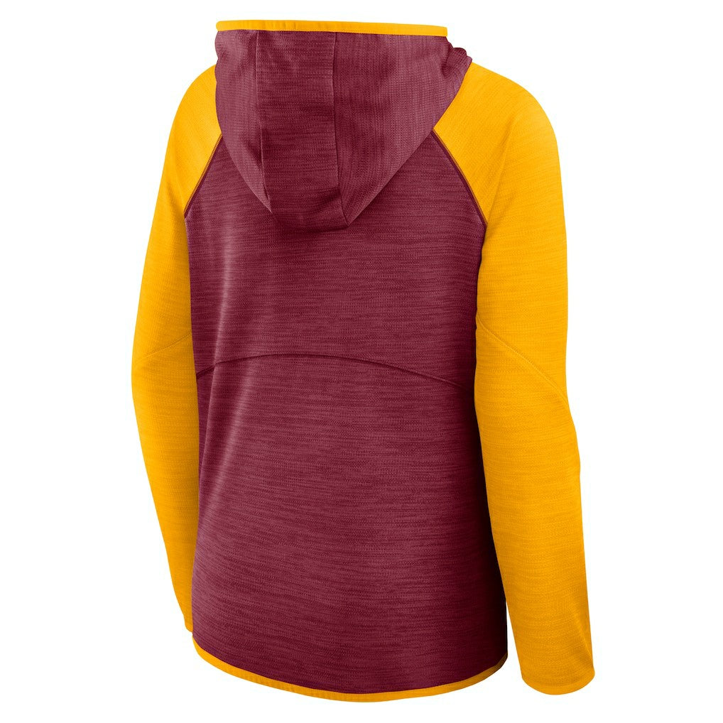 Washington Commanders Women's Plus Size End Around Pass Full-Zip Hoodie Burgundy