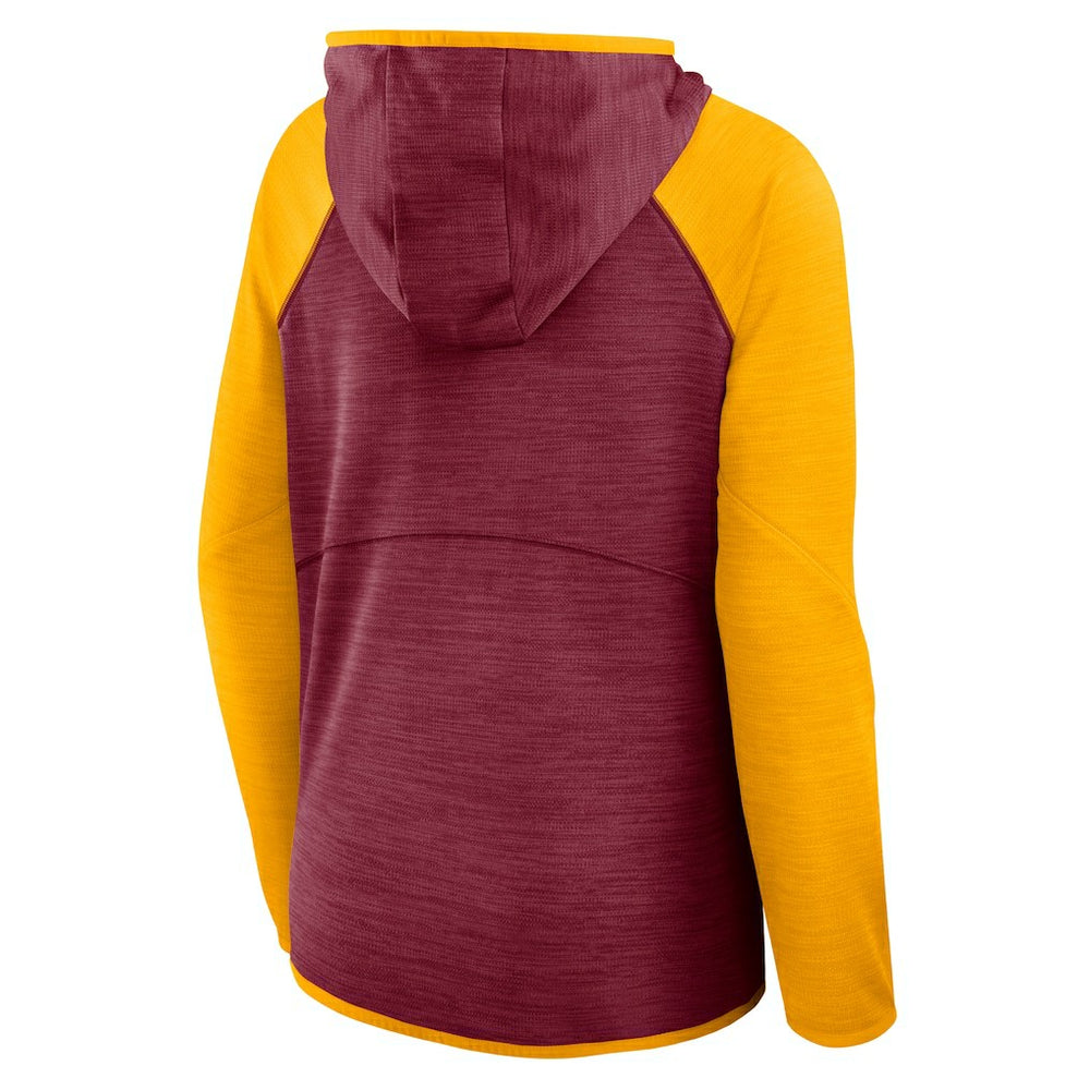 Washington Commanders Women's Plus Size End Around Pass Full-Zip Hoodie Burgundy