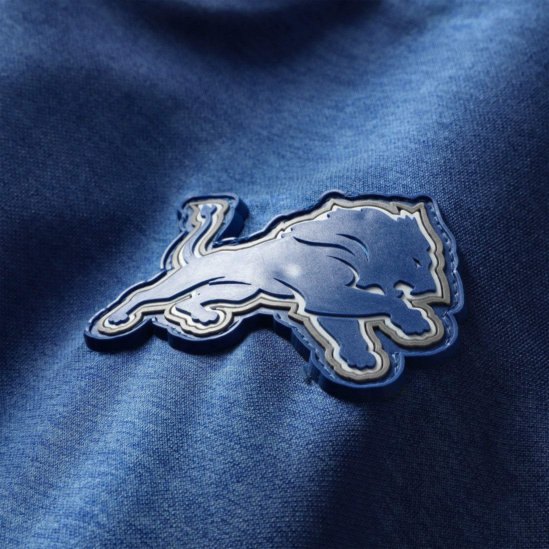 Detroit Lions Women's Plus Size End Around Pass Full-Zip Hoodie Blue
