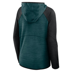 Philadelphia Eagles Women's Plus Size End Around Pass Full-Zip Hoodie Midnight Green