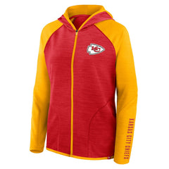 Kansas City Chiefs Women's Plus Size End Around Pass Full-Zip Hoodie Red