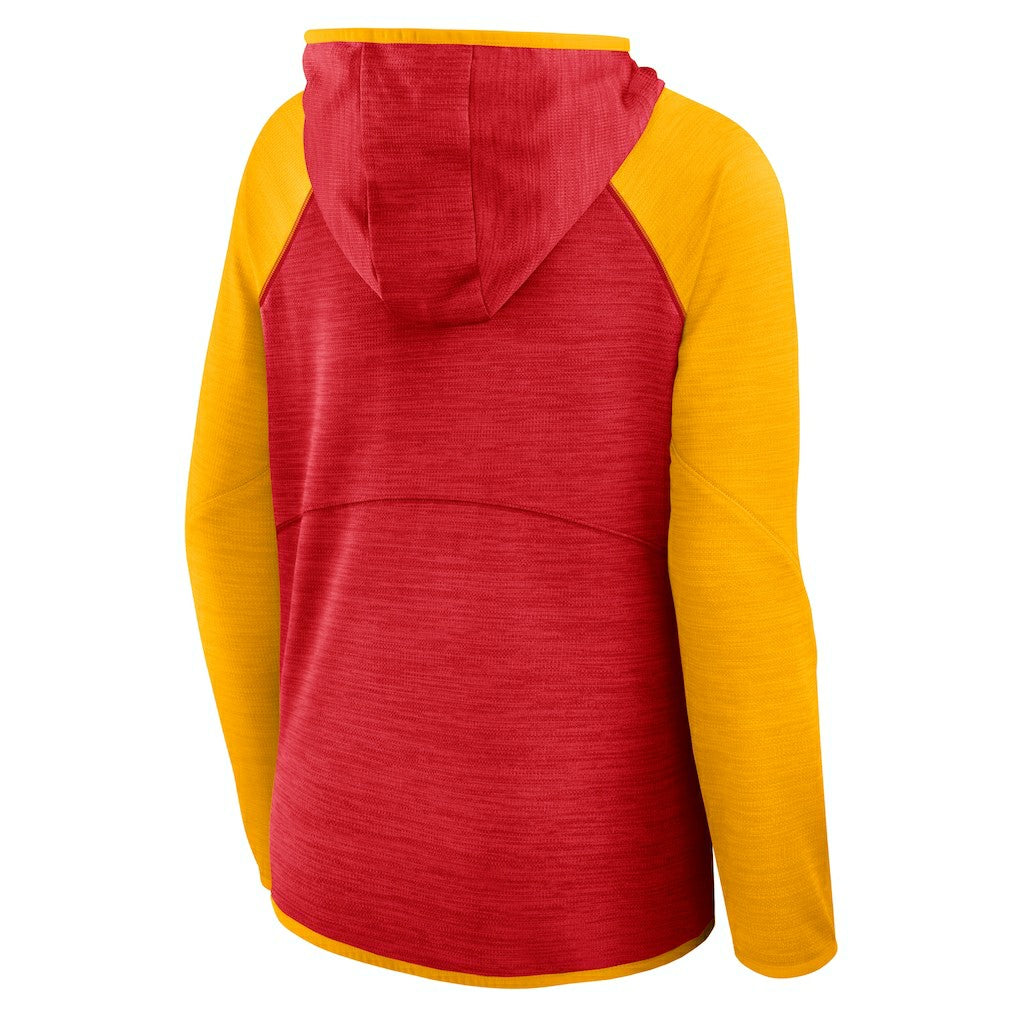 Kansas City Chiefs Women's Plus Size End Around Pass Full-Zip Hoodie Red