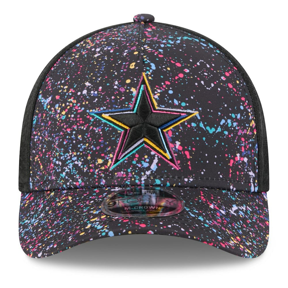 Dallas Cowboys New Era 2025 NFL Crucial Catch 9FORTY Adjustable Hat Black