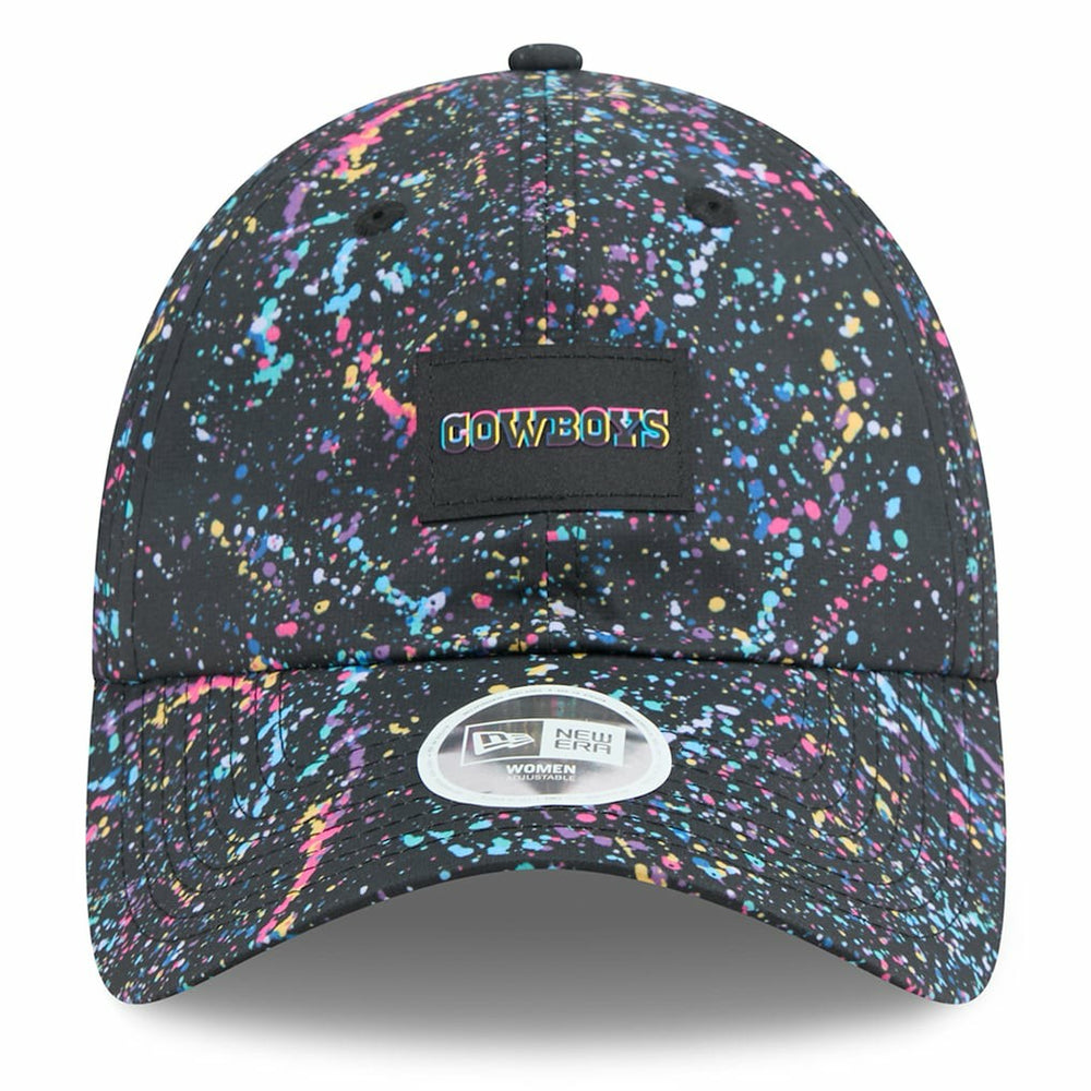 Dallas Cowboys New Era Women's 2025 NFL Crucial Catch Pony Tail Adjustable Hat Black