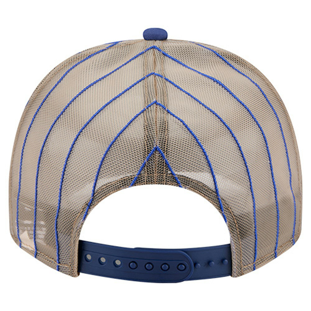 Los Angeles Dodgers New Era Vintage Arched Foam Front 9FIFTY A-Frame Adjustable Trucker Hat - Royal Hats