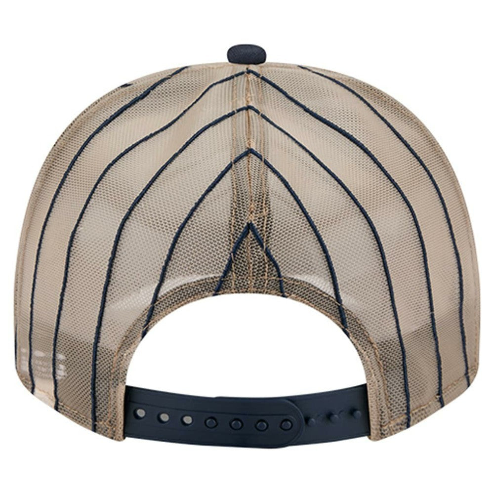 Detroit Tigers New Era Vintage Arched Foam Front 9FIFTY A-Frame Adjustable Trucker Hat - Navy Hats