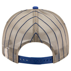 Milwaukee Brewers New Era Vintage Arched Foam Front 9FIFTY A-Frame Adjustable Trucker Hat - Royal Hats