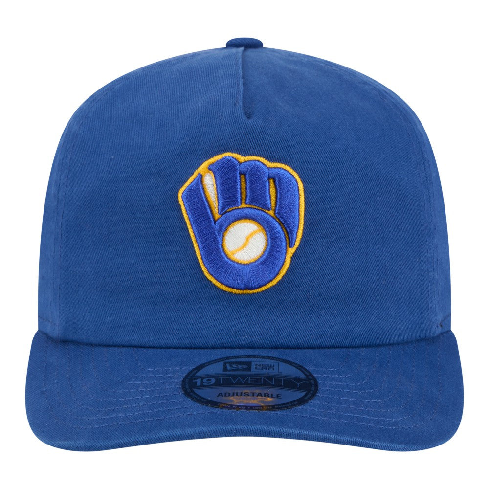 Milwaukee Brewers New Era Championship 19TWENTY Adjustable Hat - Royal Hats