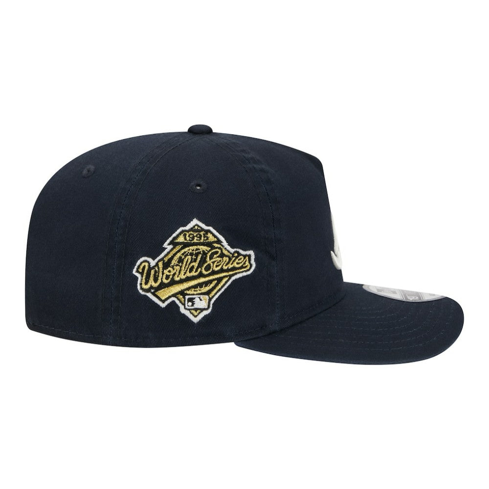 Atlanta Braves New Era Championship 19TWENTY Adjustable Hat - Navy Hats