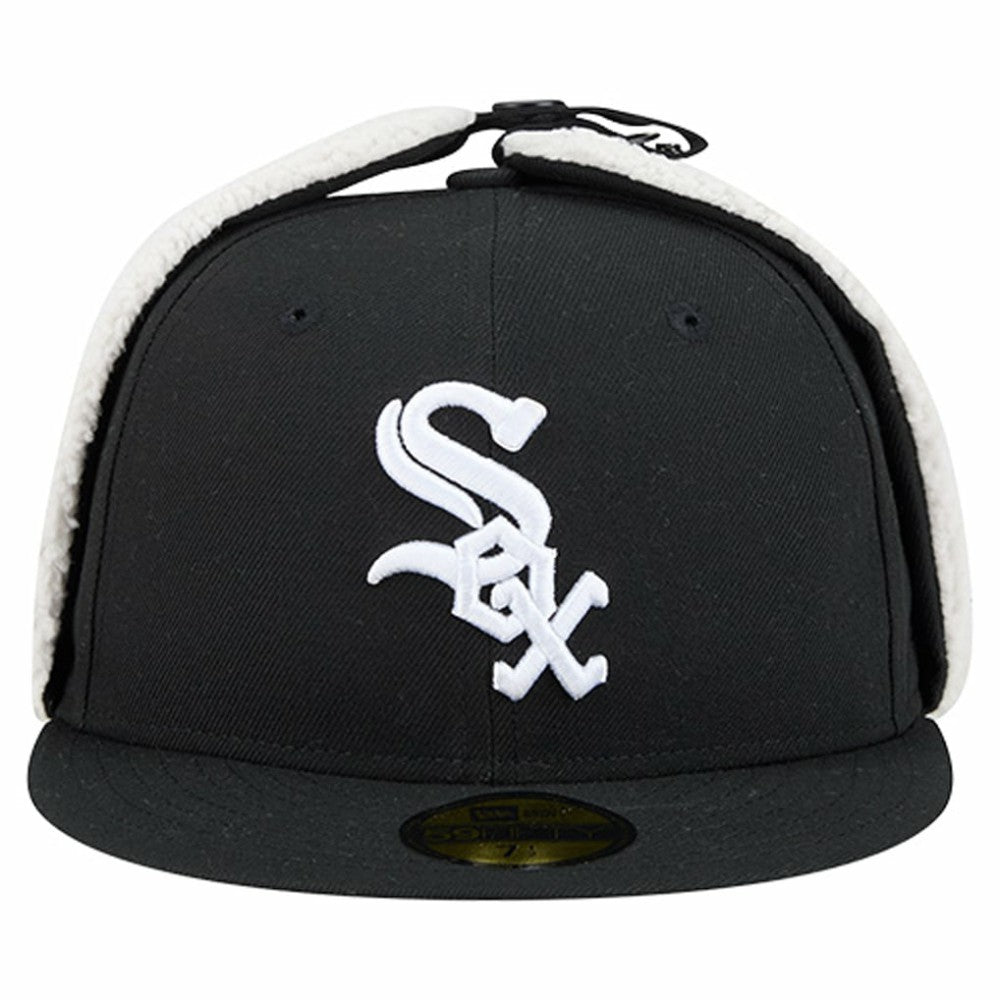 Chicago White Sox New Era Dog Ear Classic 59FIFTY Fitted Hat - Black Hats