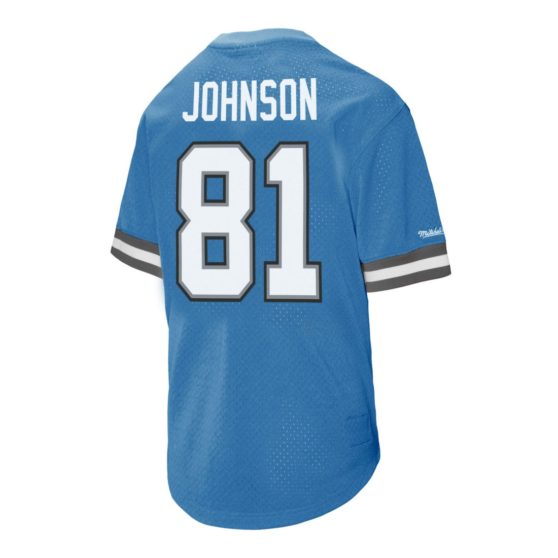 Calvin Johnson Detroit Lions Retired Player Name & Number Mesh Top Blue