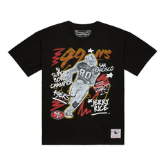 Jerry Rice San Francisco 49ers Chalked Up Player Graphic T-Shirt Black