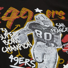 Jerry Rice San Francisco 49ers Chalked Up Player Graphic T-Shirt Black