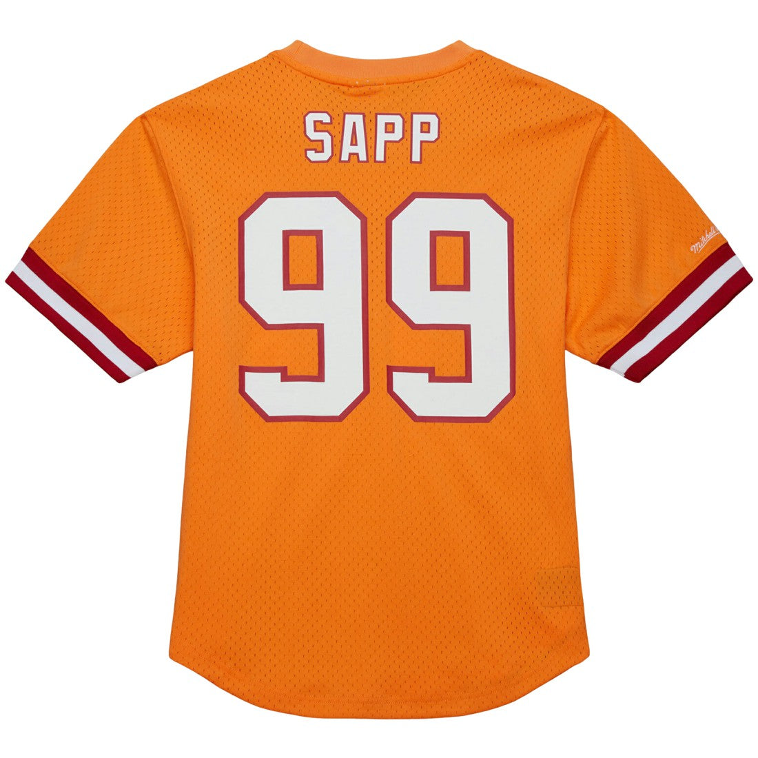 Warren Sapp Tampa Bay Buccaneers Retired Player Name & Number Mesh Top Orange