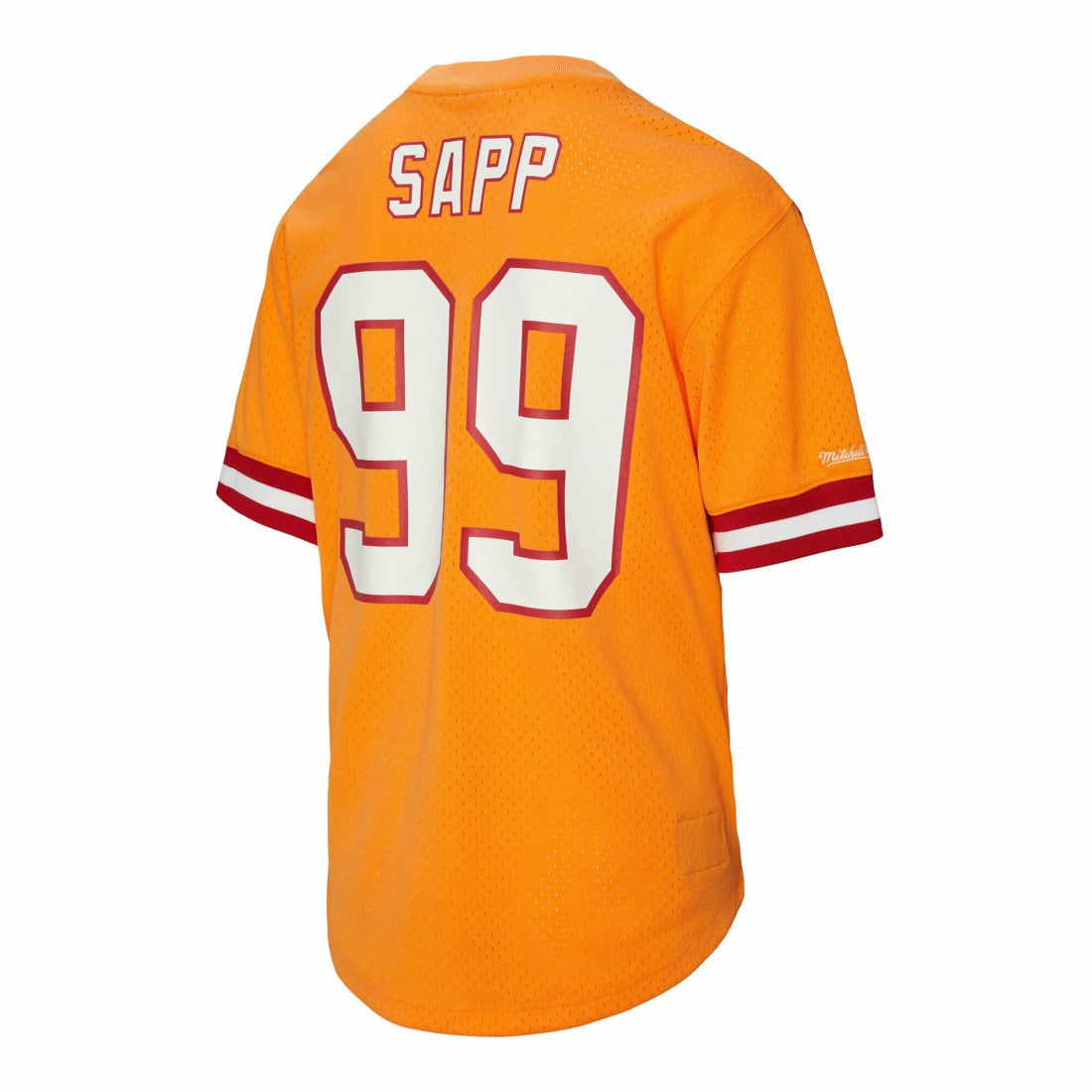 Warren Sapp Tampa Bay Buccaneers Retired Player Name & Number Mesh Top Orange