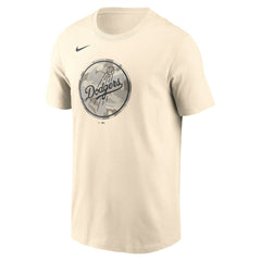 Los Angeles Dodgers Nike Camo Logo T-Shirt - Cream T-shirts