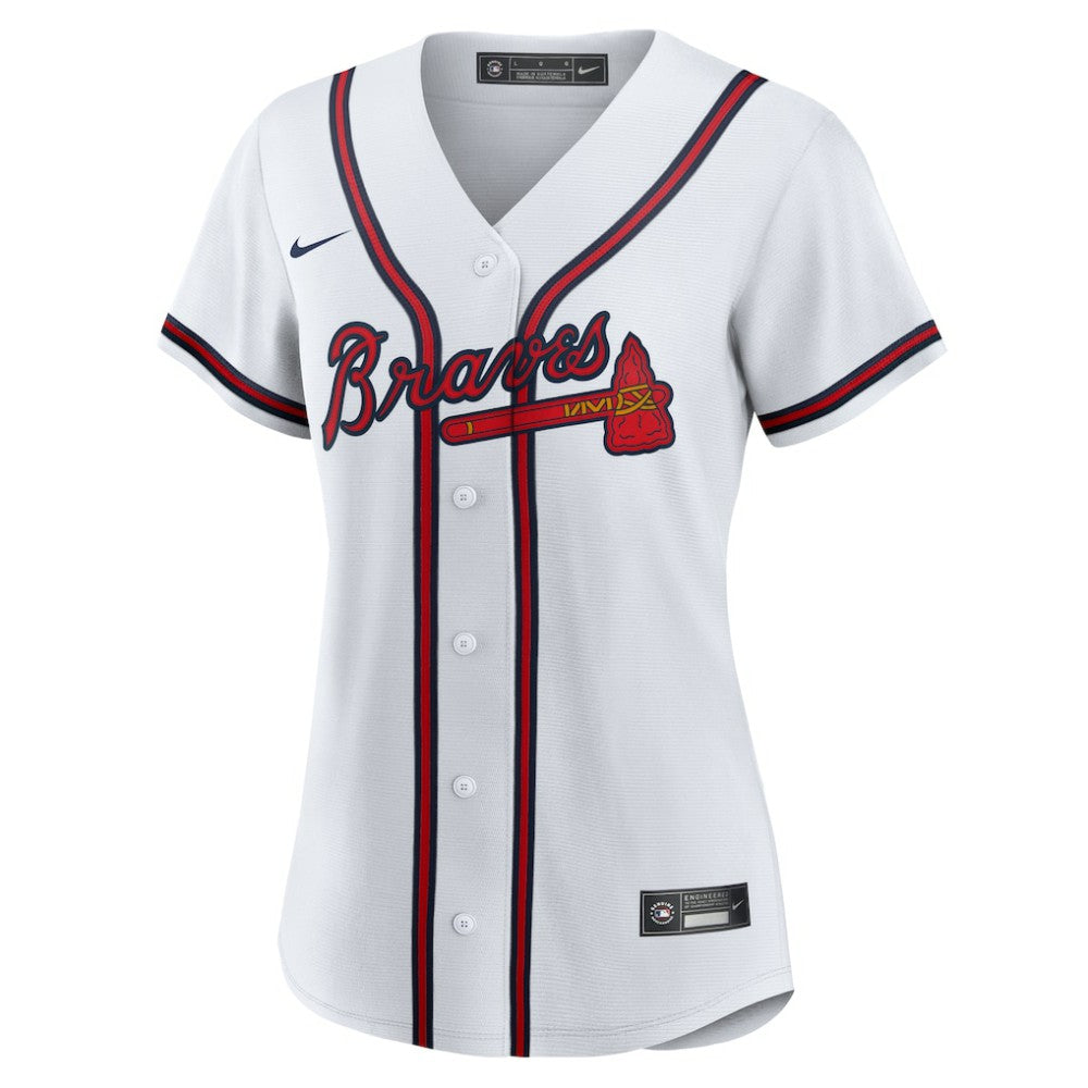 Ozzie Albies Atlanta Braves Nike Women's Home Replica Jersey - White Jerseys