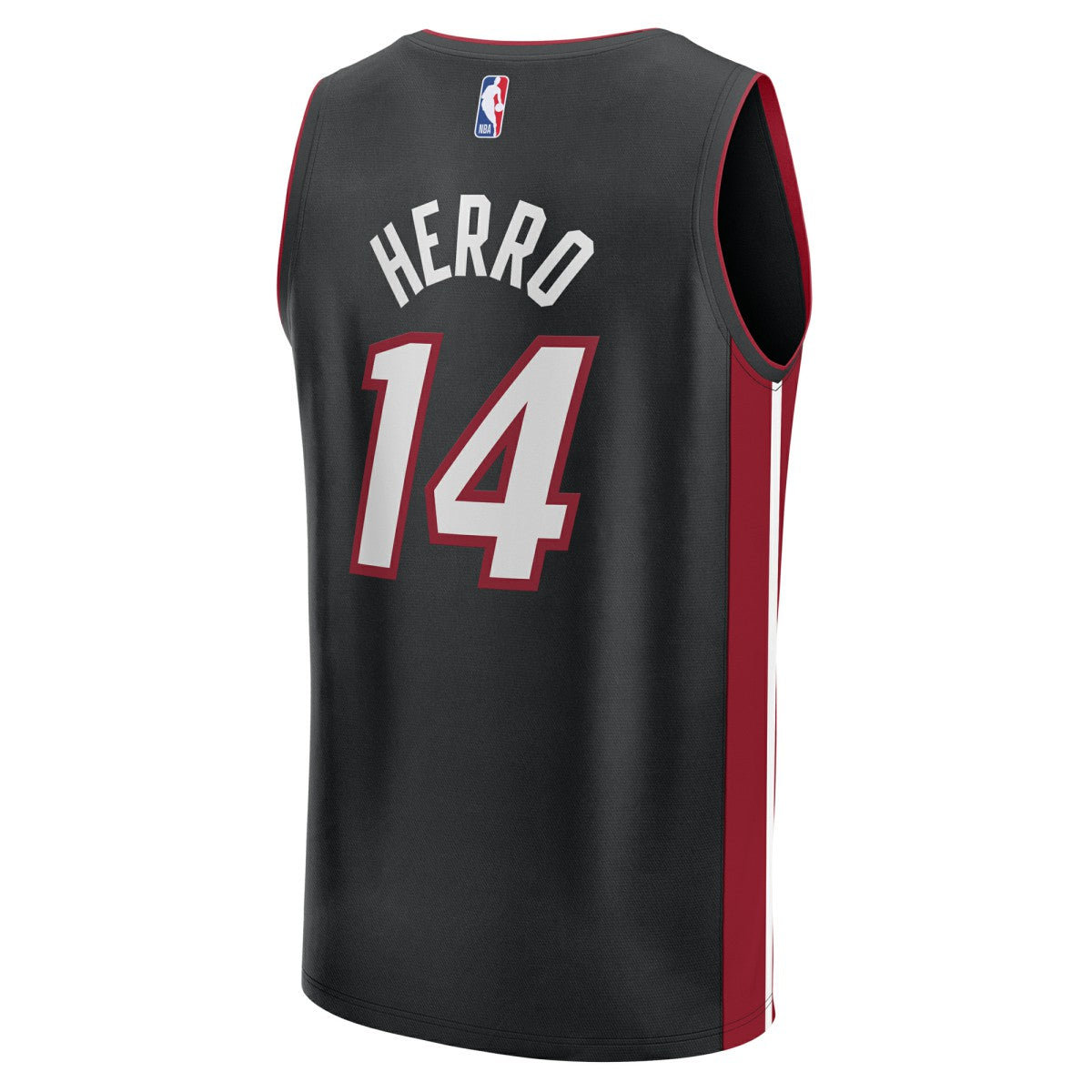 Tyler Herro Miami Heat Fast Break Replica Player Jersey Black Icon Edition