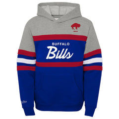 Buffalo Bills Youth Throwback Head Coach Pullover Hoodie Royal