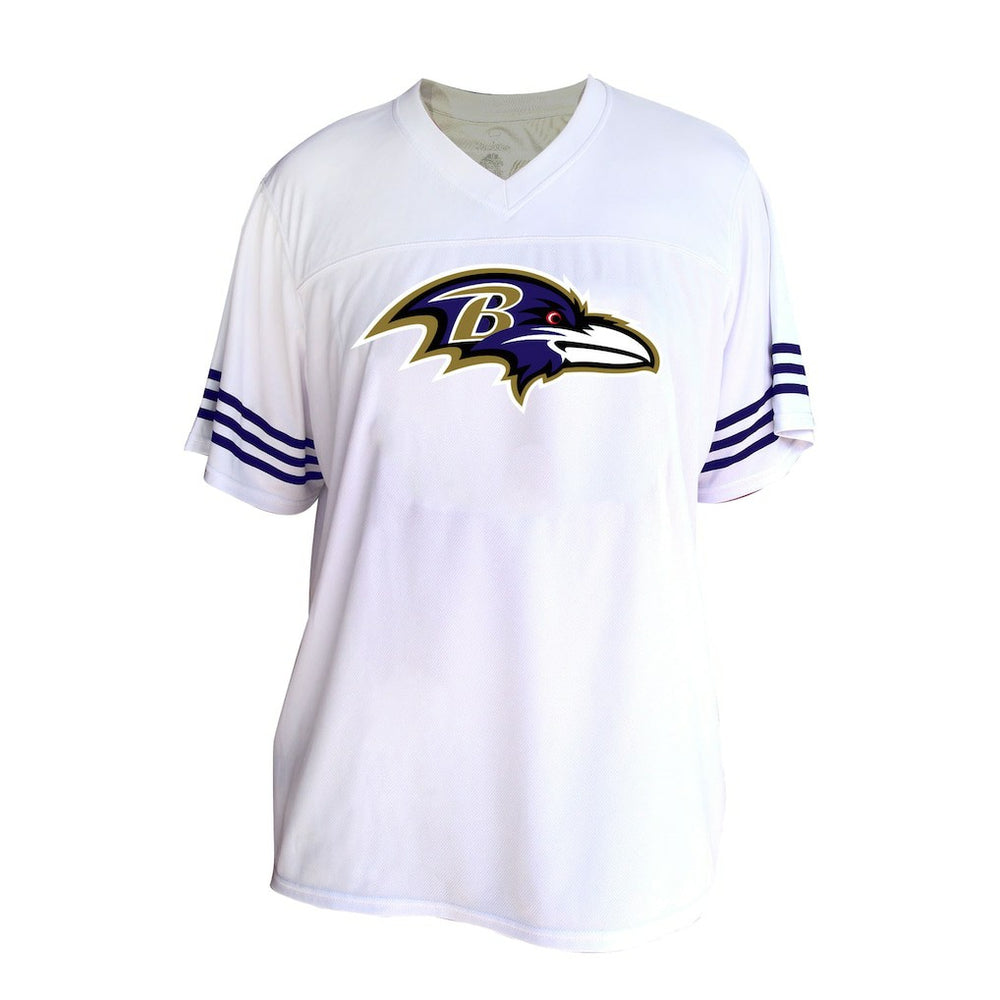 Lamar Jackson Baltimore Ravens Women's Plus Size Fashion Jersey White