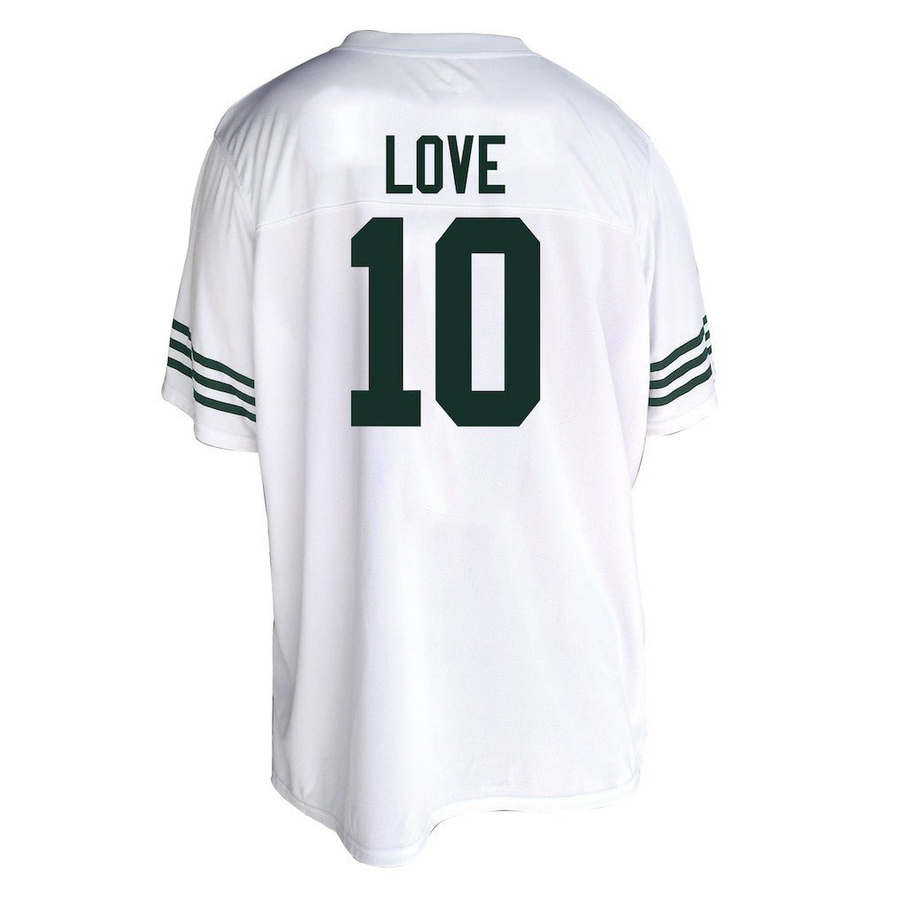 Jordan Love Green Bay Packers Women's Plus Size Fashion Jersey White