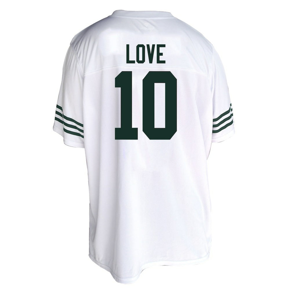 Jordan Love Green Bay Packers Women's Plus Size Fashion Jersey White