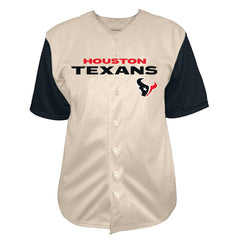 C.J. Stroud Houston Texans Big & Tall Baseball Button-Up Shirt Cream