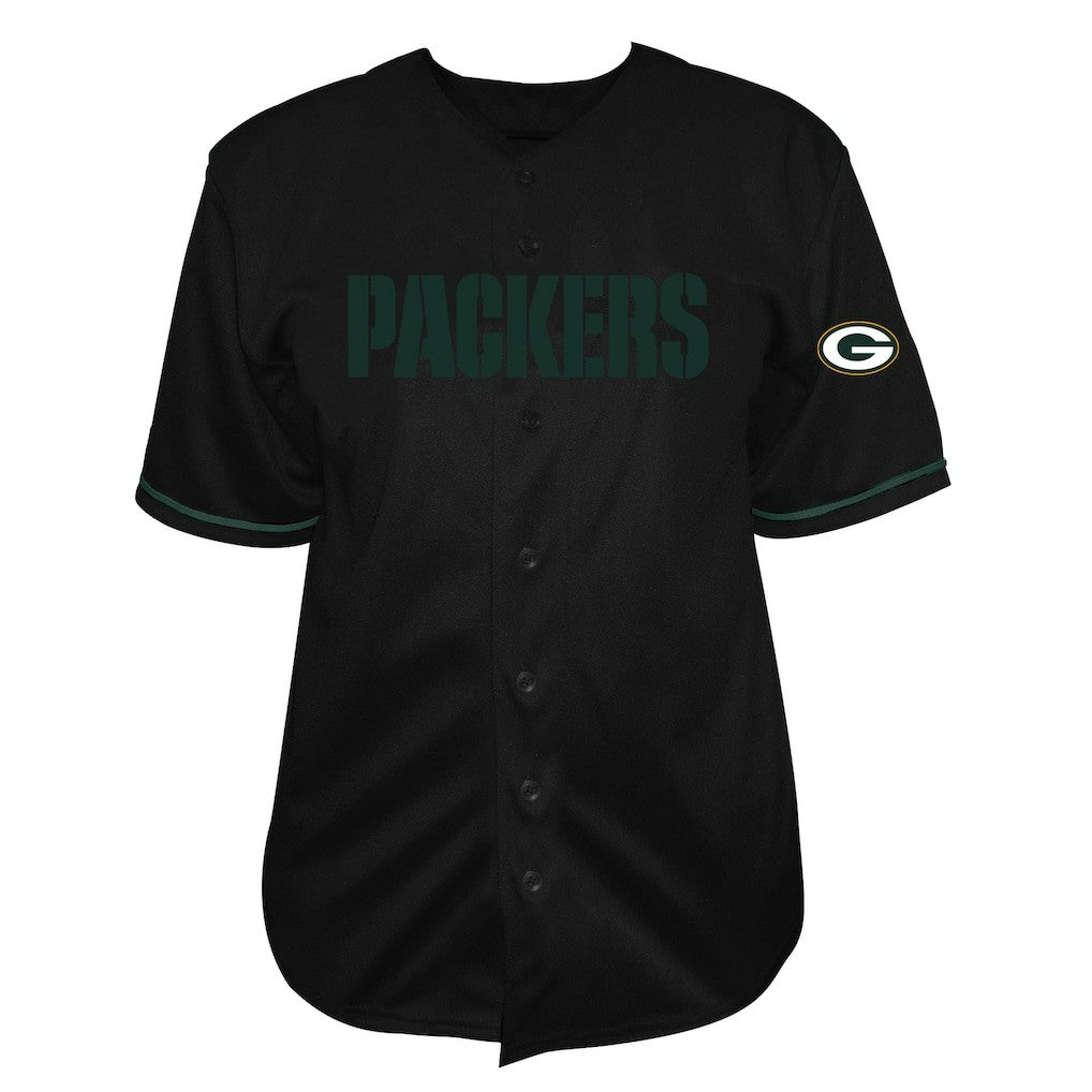 Jordan Love Green Bay Packers Big & Tall Baseball Button-Up Shirt Black