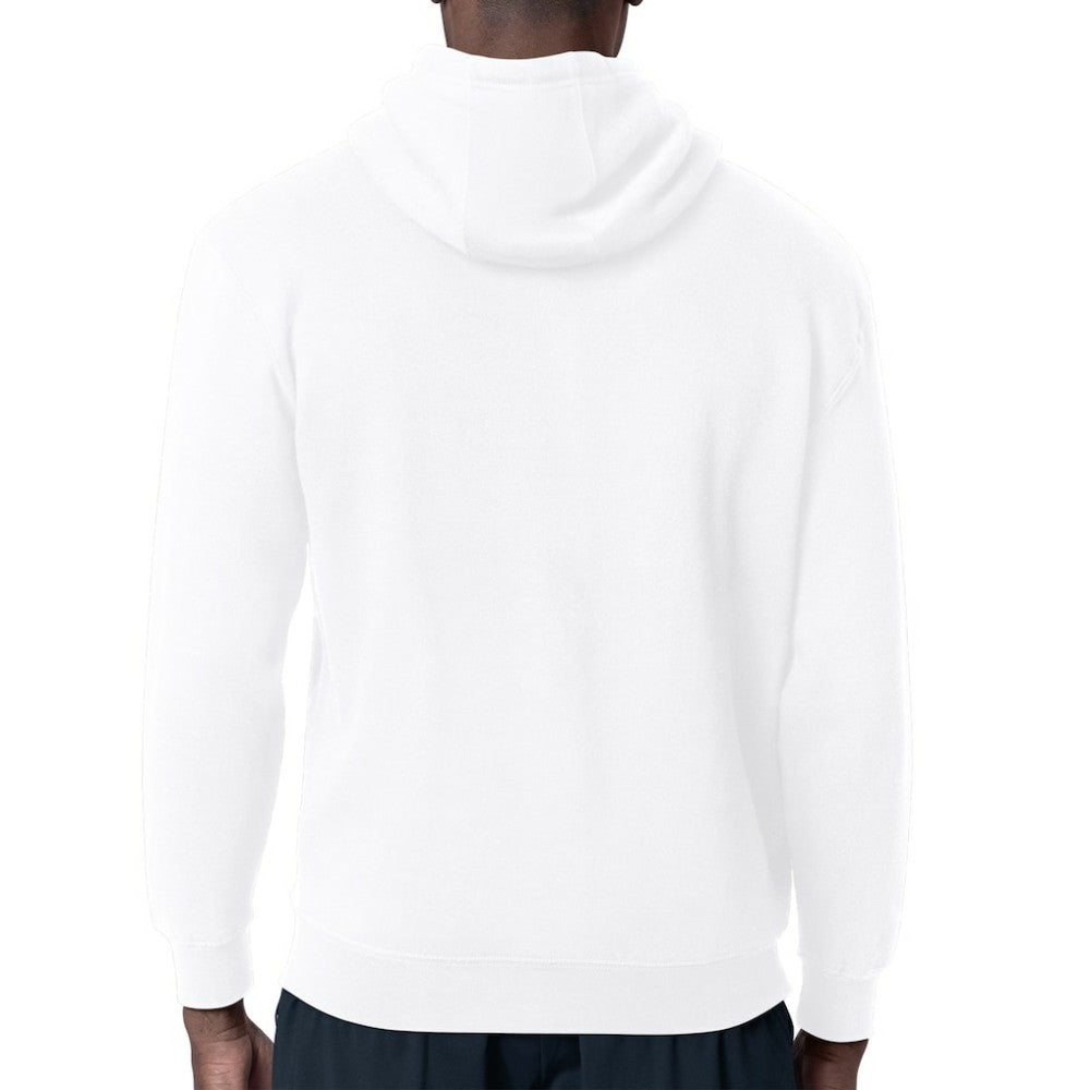 Athletics Starter Half Ball Team Graphic Pullover Hoodie - White Hoodies
