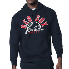Boston Red Sox Starter Half Ball Team Graphic Pullover Hoodie - Navy Hoodies